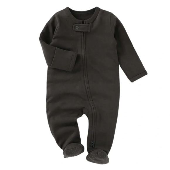 ONYX | Blush Lotus organic baby Footie - Picture 3 of 3